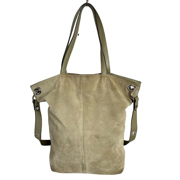 Simply Vera Wang Oakland Leather And Suede Shoulder Crossbody Bag Tote Satchel - Picture 2 of 16